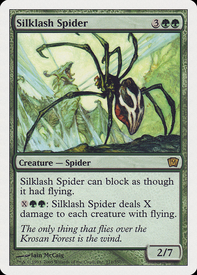 Silklash Spider [Ninth Edition] | Card Citadel