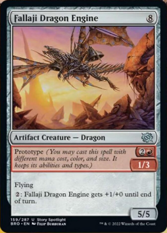 Fallaji Dragon Engine [The Brothers' War] | Card Citadel