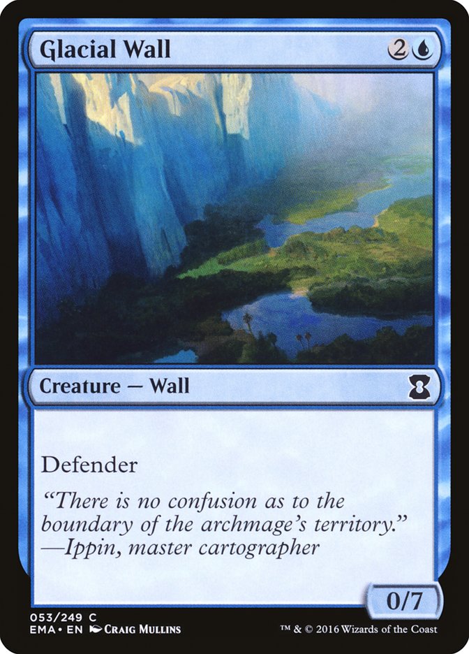 Glacial Wall [Eternal Masters] | Card Citadel