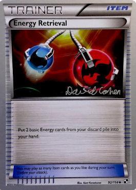 Energy Retrieval (92/114) (Twinboar - David Cohen) [World Championships 2011] | Card Citadel