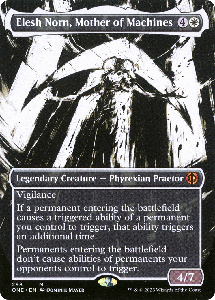 Elesh Norn, Mother of Machines (Borderless Ichor) [Phyrexia: All Will Be One] | Card Citadel