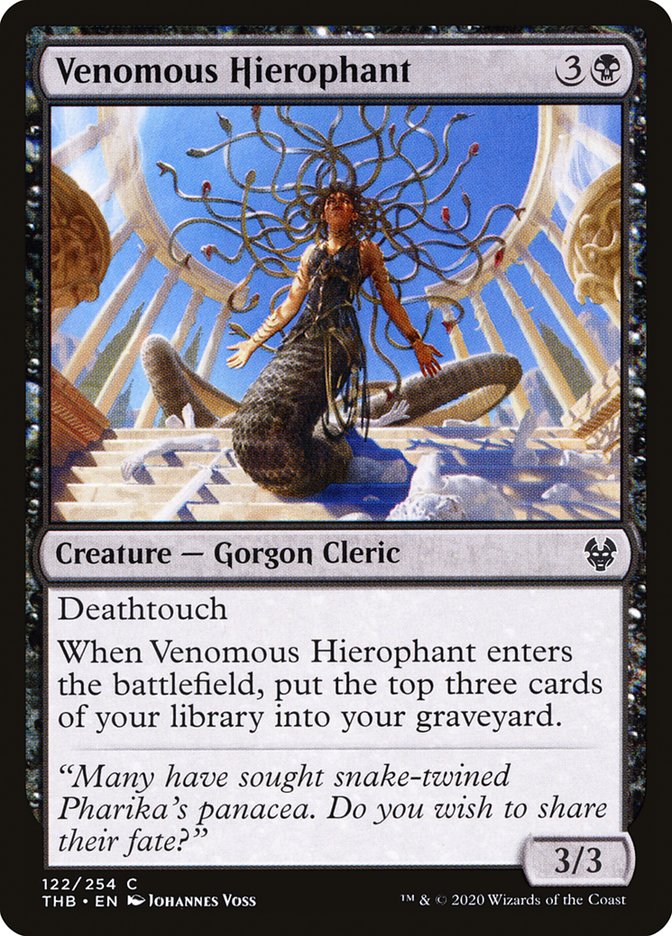 Venomous Hierophant [Theros Beyond Death] | Card Citadel