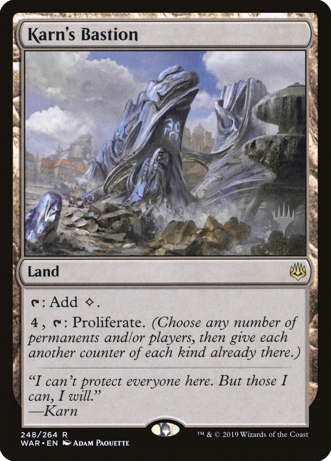 Karn's Bastion [War of the Spark Promos] | Card Citadel