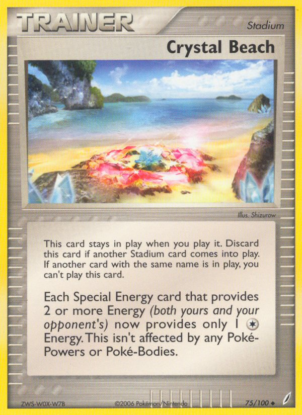 Crystal Beach (75/100) [EX: Crystal Guardians] | Card Citadel