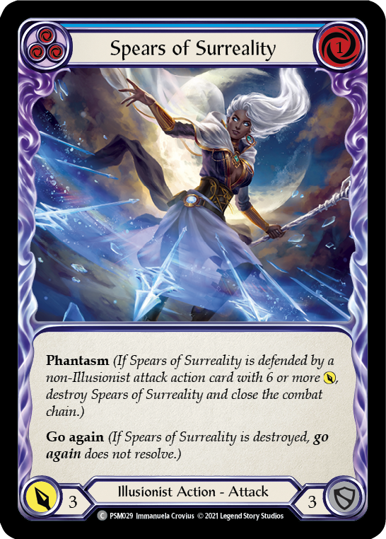 Spears of Surreality (Blue) [PSM029] (Monarch Prism Blitz Deck) | Card Citadel