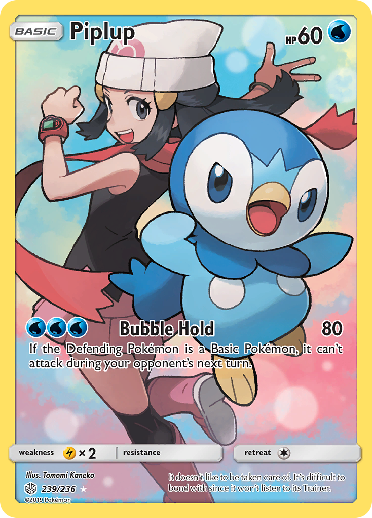 Piplup (239/236) [Sun & Moon: Cosmic Eclipse] | Card Citadel