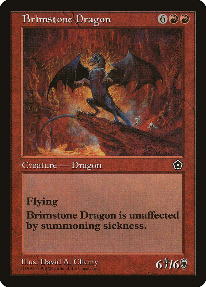 Brimstone Dragon [Portal Second Age] | Card Citadel