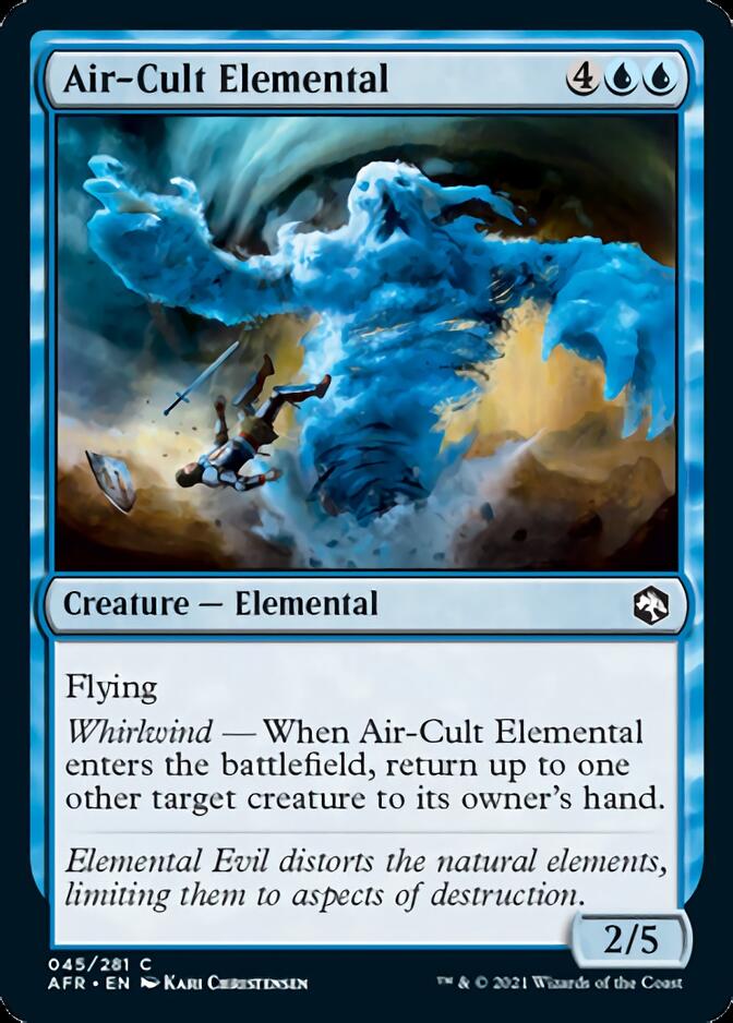 Air-Cult Elemental [Dungeons & Dragons: Adventures in the Forgotten Realms] | Card Citadel
