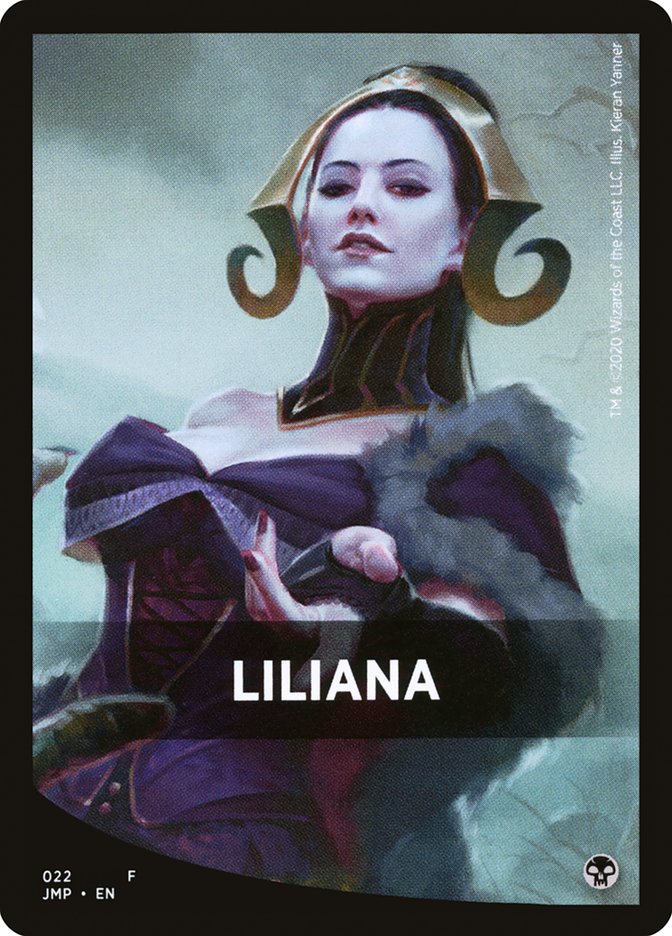 Liliana Theme Card [Jumpstart Front Cards] | Card Citadel