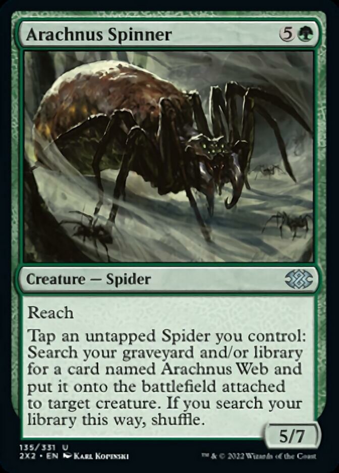 Arachnus Spinner [Double Masters 2022] | Card Citadel