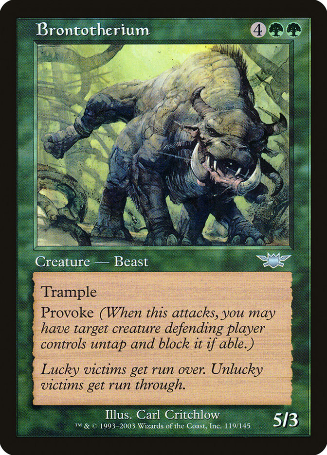 Brontotherium [Legions] | Card Citadel