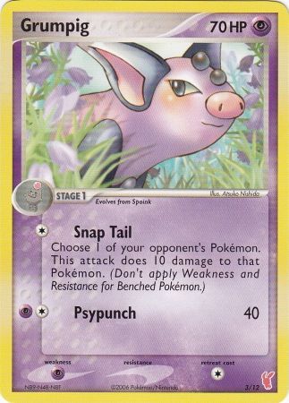 Grumpig (3/12) [EX: Trainer Kit 2 - Plusle] | Card Citadel