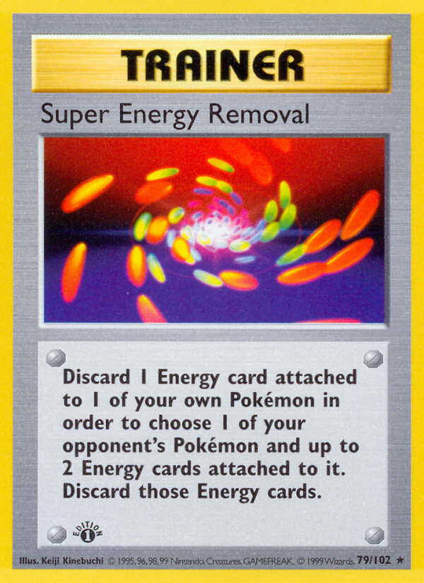 Super Energy Removal (79/102) (Shadowless) [Base Set 1st Edition] | Card Citadel