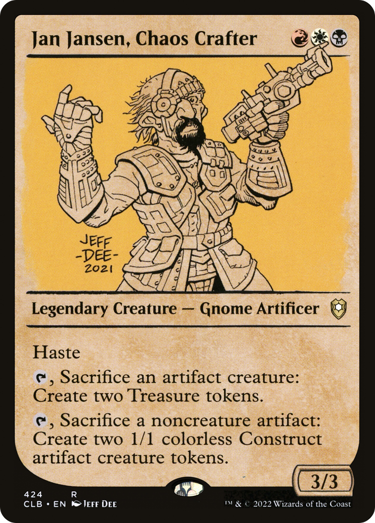 Jan Jansen, Chaos Crafter (Showcase) [Commander Legends: Battle for Baldur's Gate] | Card Citadel