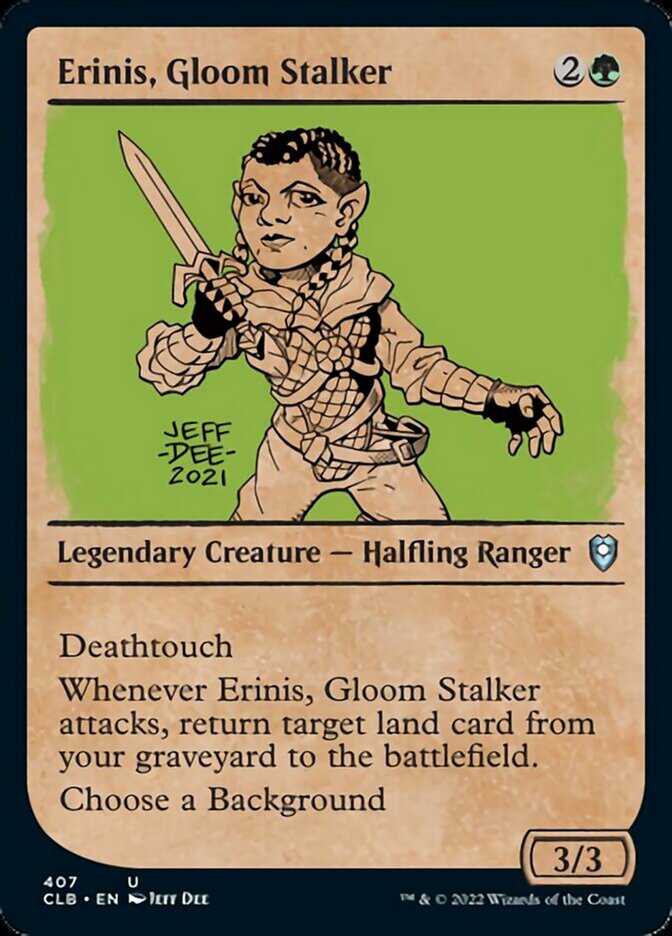Erinis, Gloom Stalker (Showcase) [Commander Legends: Battle for Baldur's Gate] | Card Citadel