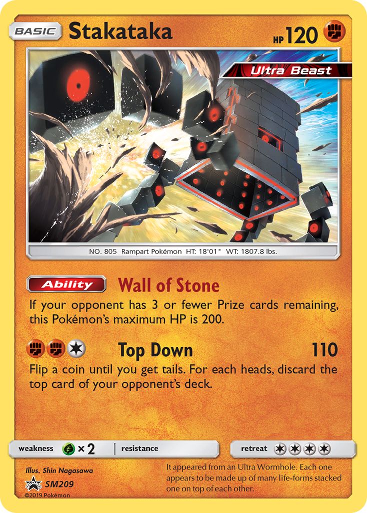 Stakataka (SM209) [Sun & Moon: Black Star Promos] | Card Citadel