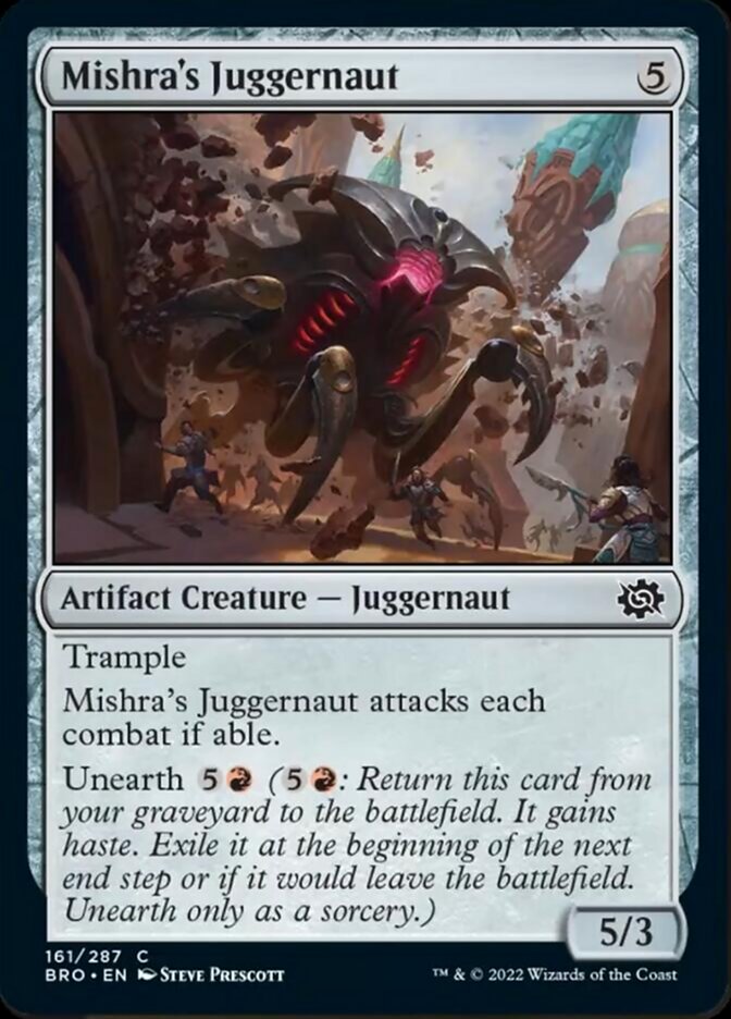 Mishra's Juggernaut [The Brothers' War] | Card Citadel