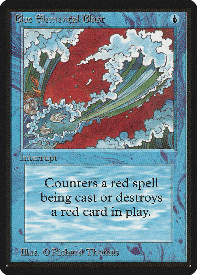 Blue Elemental Blast [Limited Edition Beta] | Card Citadel