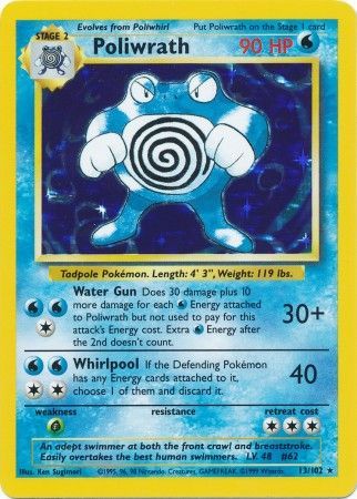 Poliwrath (13/102) [Base Set Unlimited] | Card Citadel