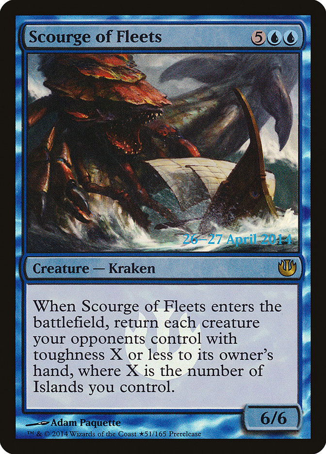Scourge of Fleets [Journey into Nyx Promos] | Card Citadel