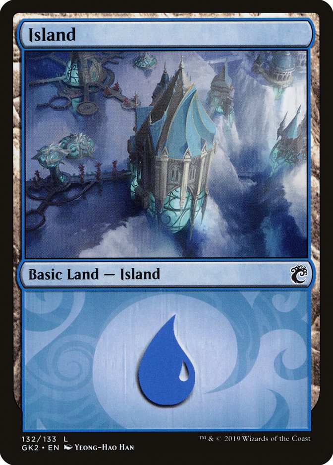 Island (132) [Ravnica Allegiance Guild Kit] | Card Citadel