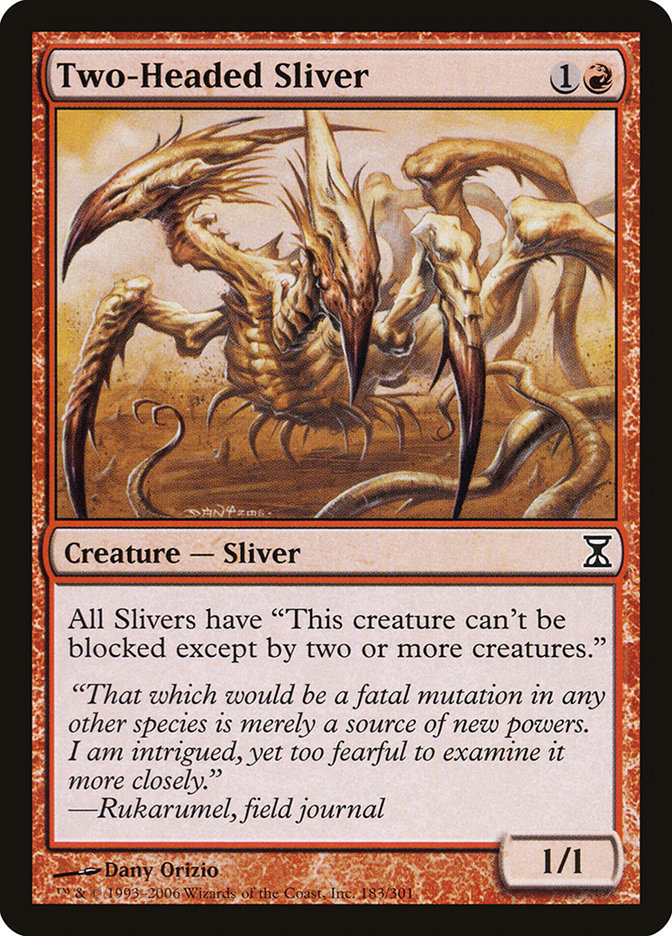 Two-Headed Sliver [Time Spiral] | Card Citadel