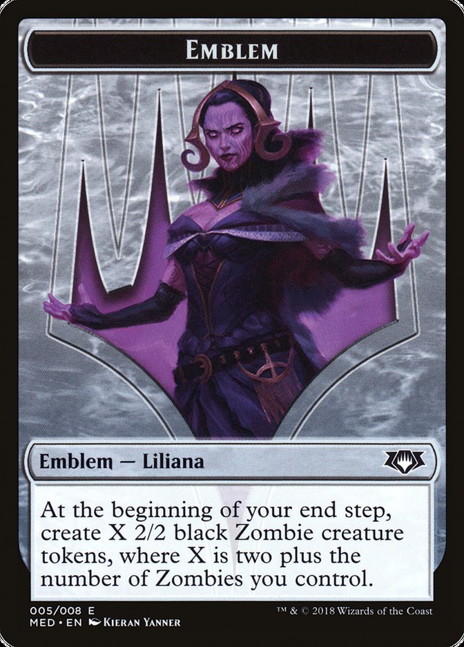 Emblem - Liliana, the Last Hope [Mythic Edition Tokens] | Card Citadel