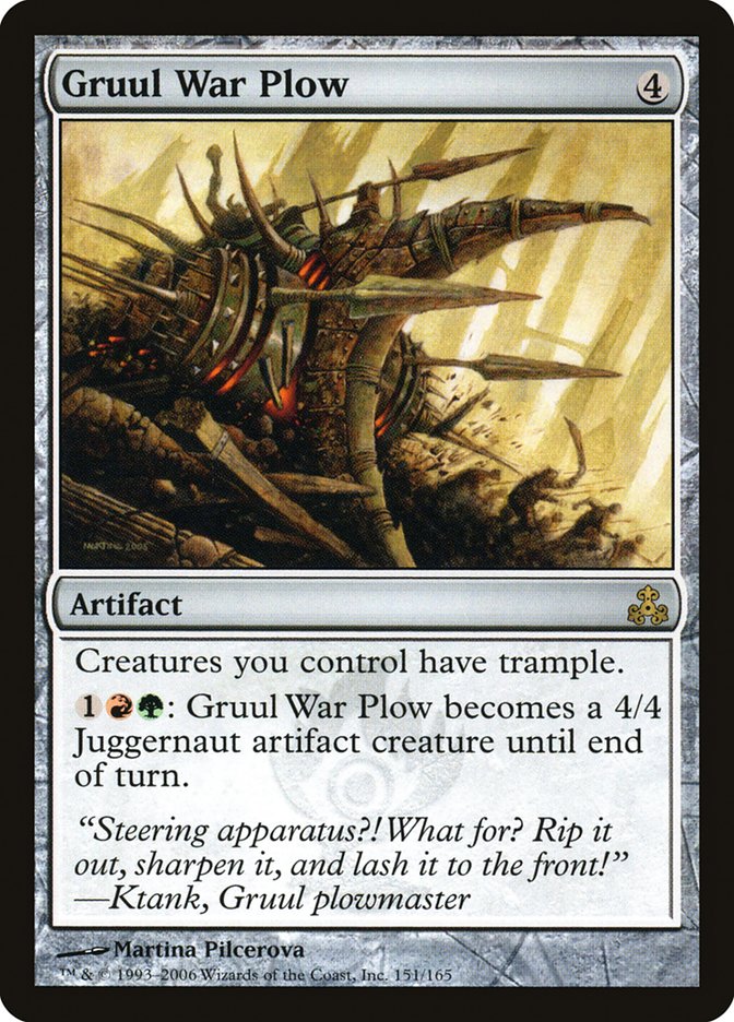 Gruul War Plow [Guildpact] | Card Citadel