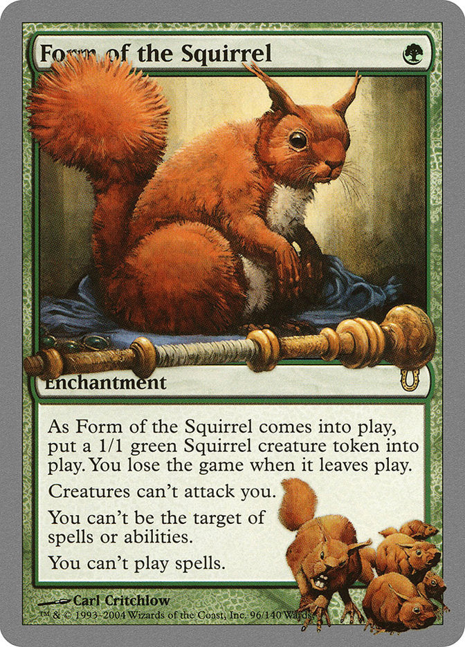 Form of the Squirrel [Unhinged] | Card Citadel