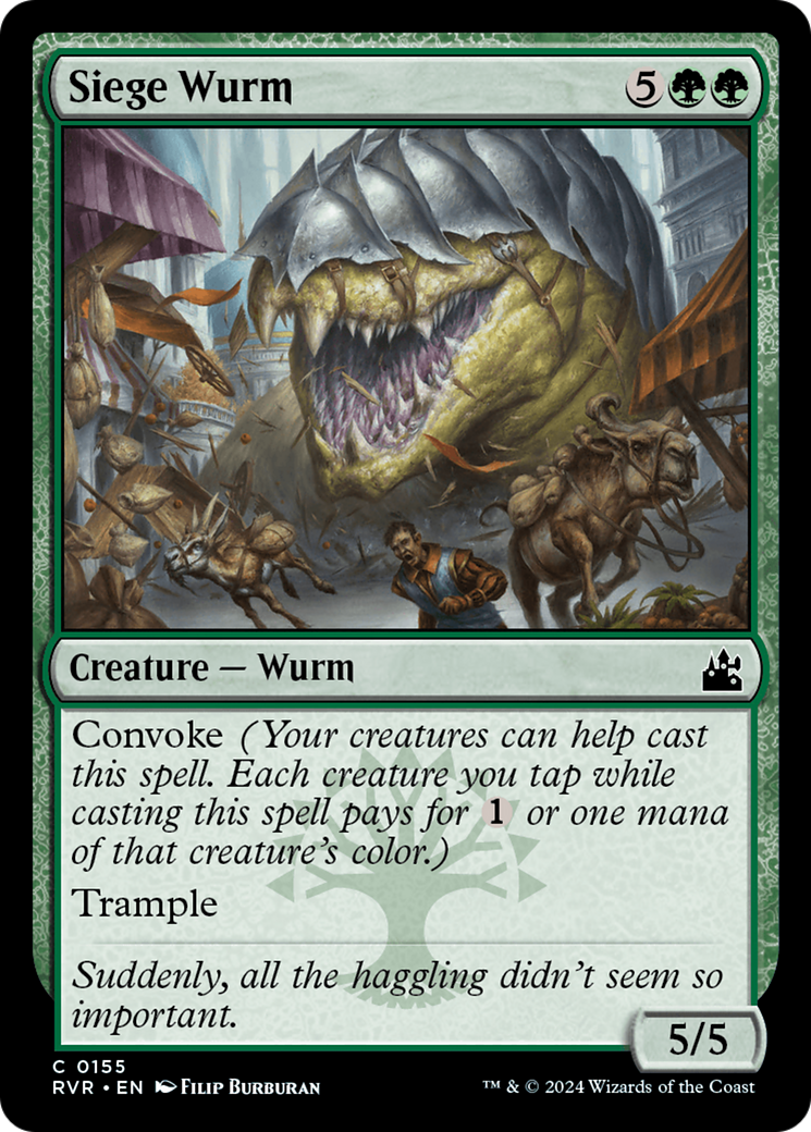 Siege Wurm [Ravnica Remastered] | Card Citadel