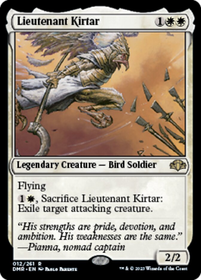 Lieutenant Kirtar [Dominaria Remastered] | Card Citadel