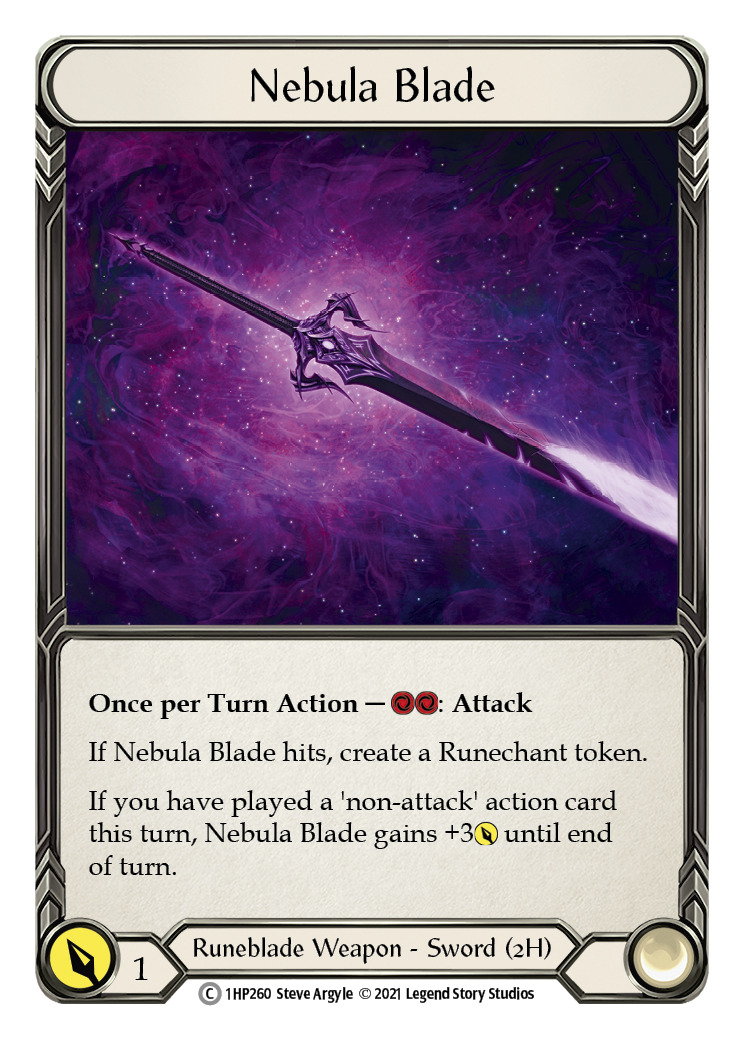 Nebula Blade [1HP260] | Card Citadel