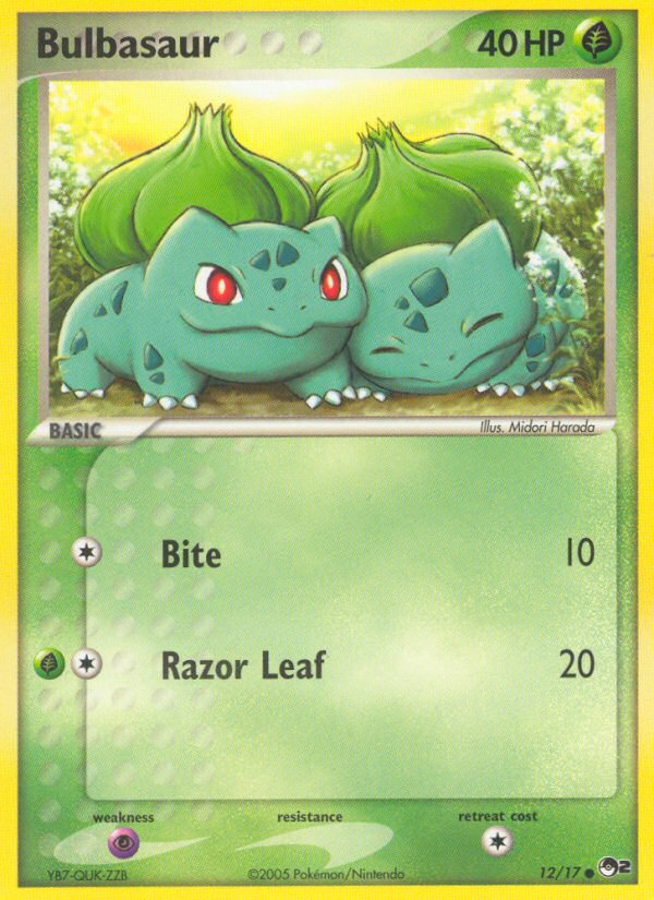 Bulbasaur (12/17) [POP Series 2] | Card Citadel