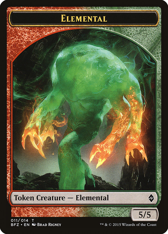 Elemental (011/014) [Battle for Zendikar Tokens] | Card Citadel