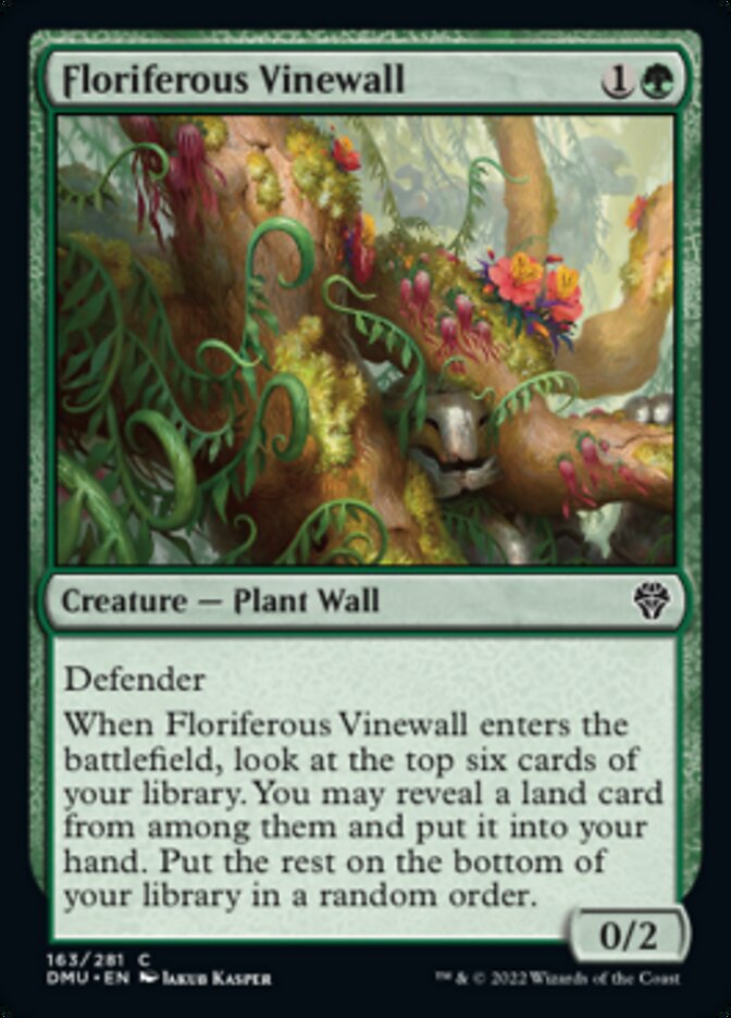 Floriferous Vinewall [Dominaria United] | Card Citadel