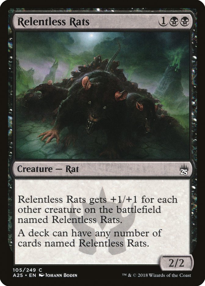 Relentless Rats [Masters 25] | Card Citadel