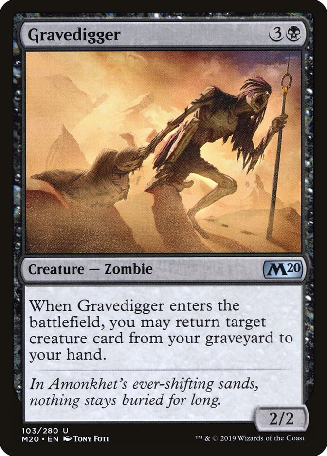 Gravedigger [Core Set 2020] | Card Citadel
