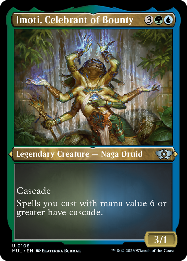 Imoti, Celebrant of Bounty (Foil Etched) [Multiverse Legends] | Card Citadel