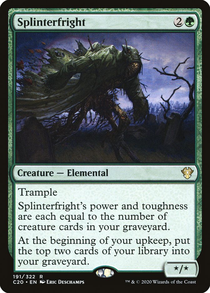 Splinterfright [Commander 2020] | Card Citadel