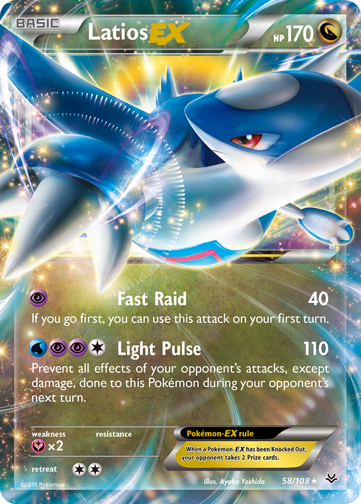 Latios EX (58/108) [XY: Roaring Skies] | Card Citadel