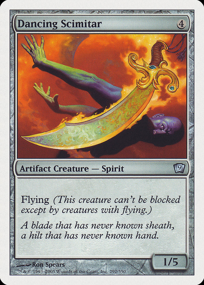 Dancing Scimitar [Ninth Edition] | Card Citadel