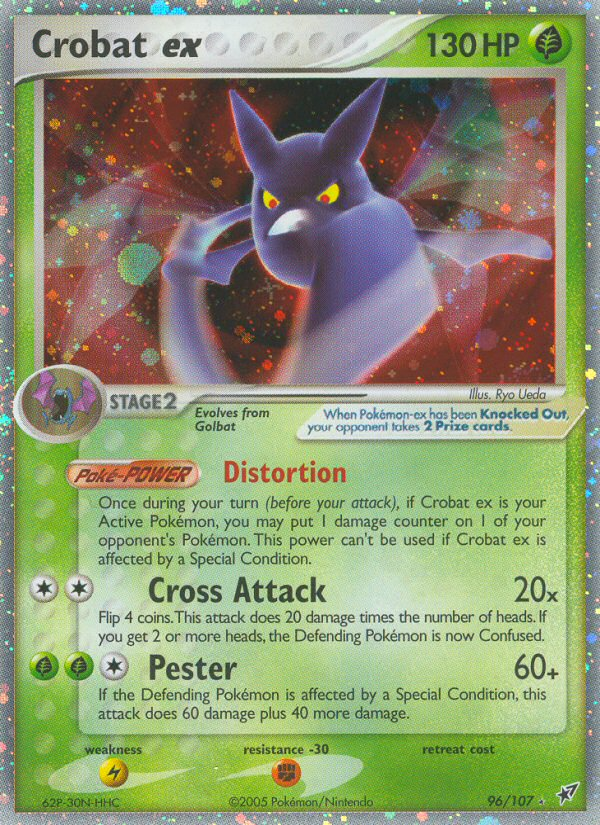 Crobat ex (96/107) [EX: Deoxys] | Card Citadel