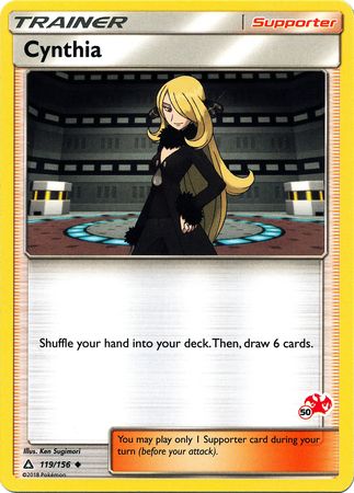 Cynthia (119/156) (Charizard Stamp #50) [Battle Academy 2020] | Card Citadel