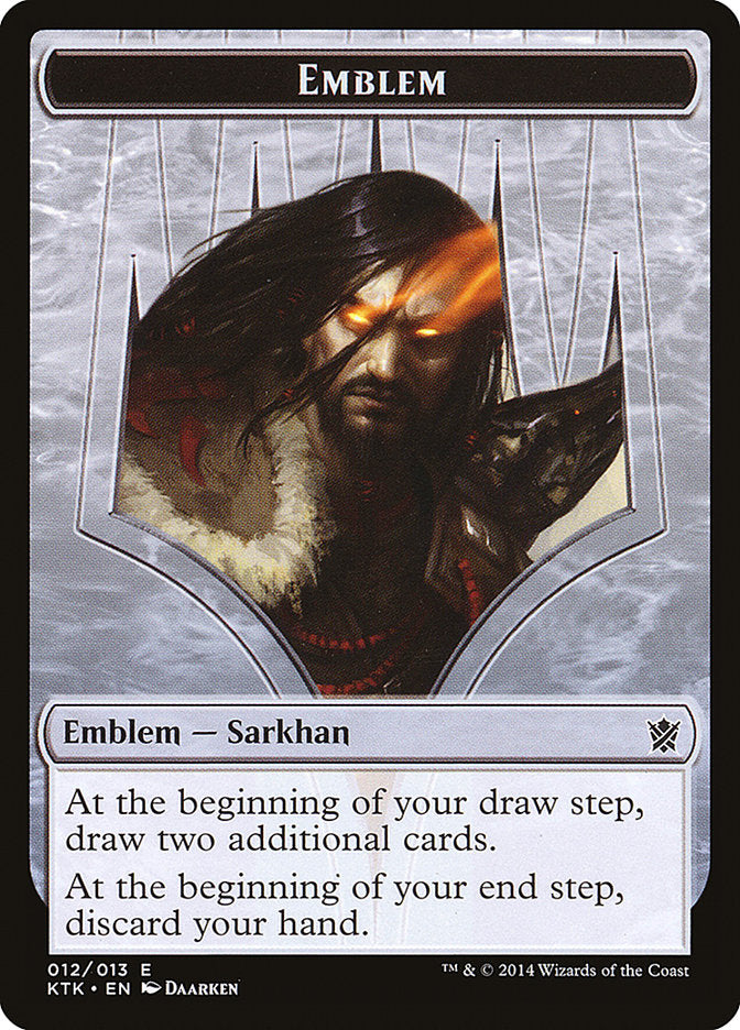 Sarkhan, the Dragonspeaker Emblem [Khans of Tarkir Tokens] | Card Citadel