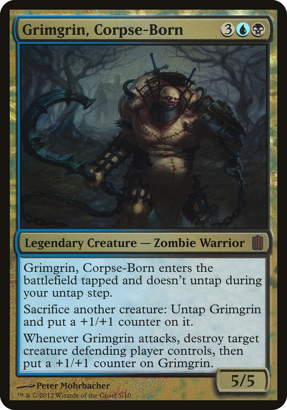 Grimgrin, Corpse-Born (Commander's Arsenal) [Commander's Arsenal Oversized] | Card Citadel