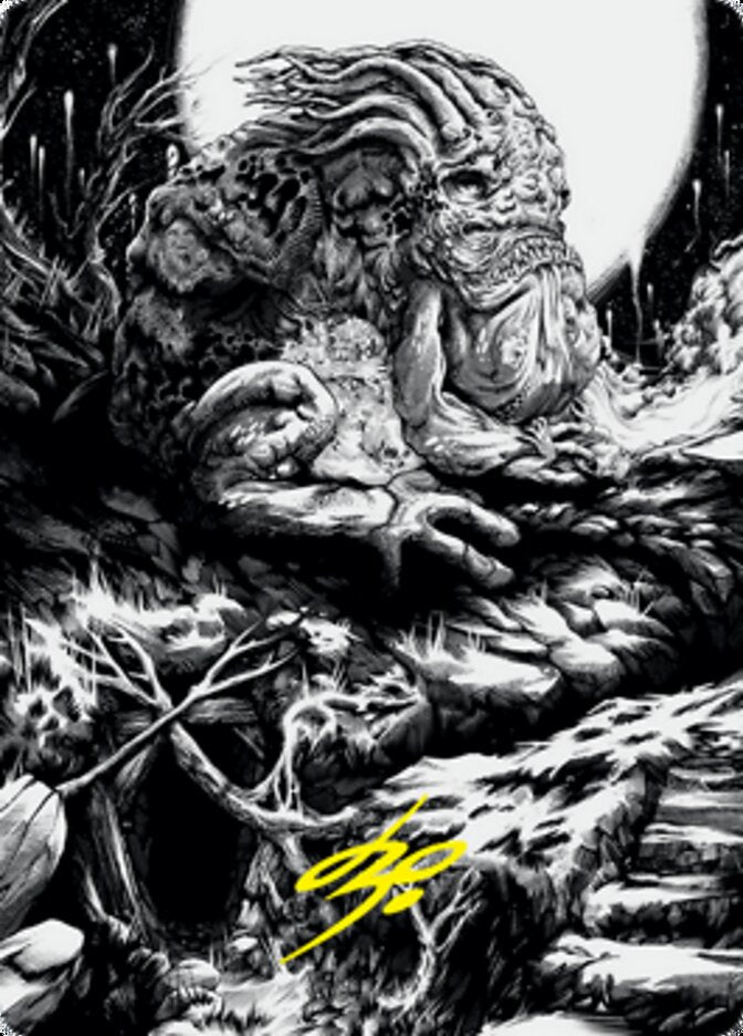 Grolnok, the Omnivore Art Card [Innistrad: Crimson Vow Art Series] | Card Citadel