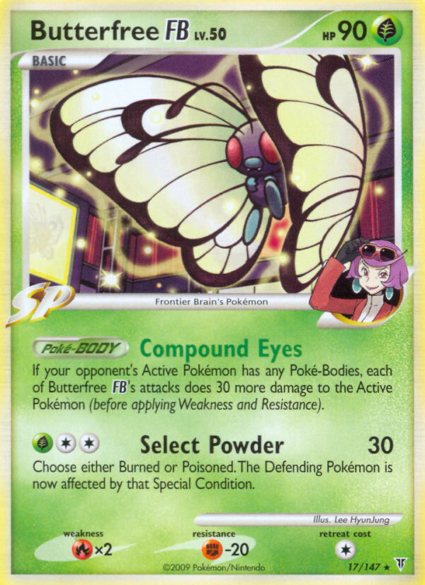 Butterfree FB (17/147) [Platinum: Supreme Victors] | Card Citadel