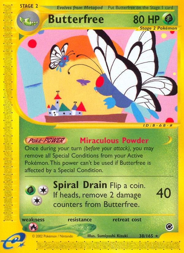 Butterfree (38/165) [Expedition: Base Set] | Card Citadel
