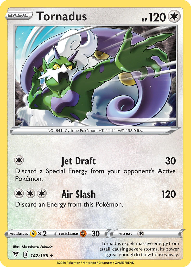 Tornadus (142/185) [Sword & Shield: Vivid Voltage] | Card Citadel