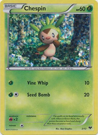 Chespin (2/12) [McDonald's Promos: 2014 Collection] | Card Citadel